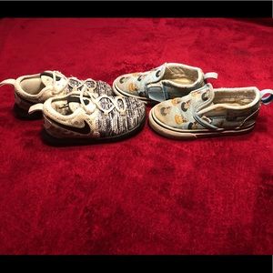 Bundle Nike KD 9 and Shark Vans toddlers shoes
